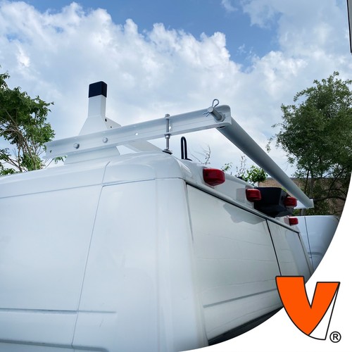 H1 2-Bar Steel Rack System w/ Roller RAM ProMaster 2013-on (All trims) White - Bild 4 von 11