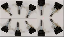 10 Pack of M6 x 40mm Star Knobs, Hand Clamping, Knob, Mount Screws