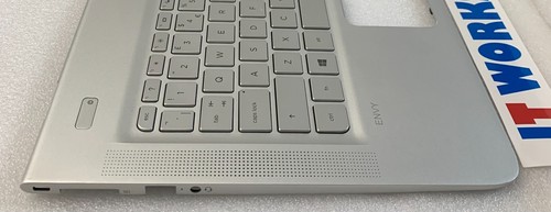 WORKING i5 HP Envy 13-D Keyboard UK Led Palmrest  Middle Touchpad Cover Backlit - Picture 6 of 10