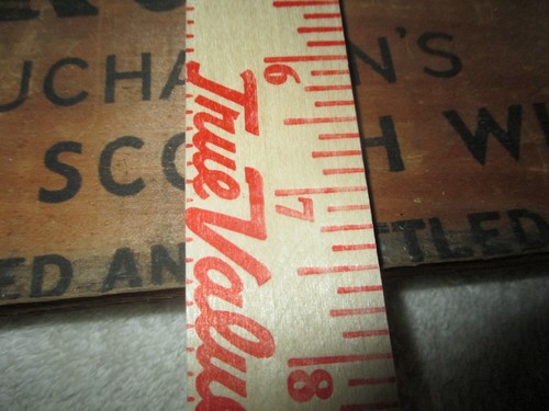 VINTAGE 1975 SCHWARZ & WEISS SCOTCH WHISKEY BUCHANAN HOLZKISTE/BRETTER FÜR SCHILDER COOL - Bild 23 von 24