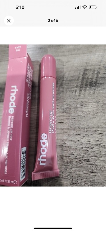 rhode Peptide Lip Tint Tinted Lip Balm Pink Salty Tan 0.3 fl oz