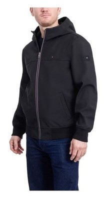 Tommy Hilfiger Men's Softshell Black Jacket Large