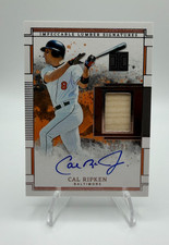 2025 Panini Impeccable ILS-CR Cal Ripken Lumber Bat Auto /91 Baltimore Orioles