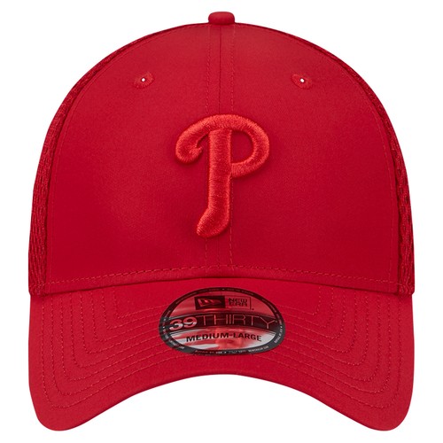 Gorra flexible para hombre New Era roja Philadelphia Phillies Team Tone 39THIRTY - Imagen 2 de 6