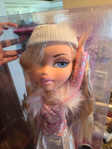 Muñeca de colección Big Bratz rosa invierno sueño Cloe grande 24” NUEVA en caja RARA encontrar - Imagen 2 de 24