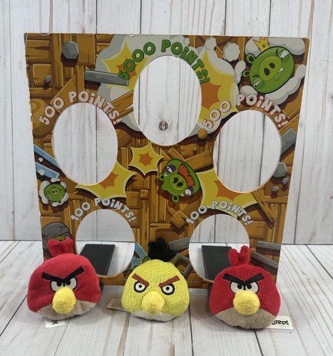 2011 RARO Angry Birds Bean Bag Lanzar Peluche Madera Juego de Mesa - Imagen 2 de 17
