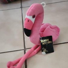 24K Company Beanie Boppers FLO Flamingo Plush 1997 MPN 5178