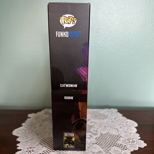 Funko Pop Funkoverse Strategy Game New Factory Sealed DC Catwoman and Robin - Picture 4 of 6