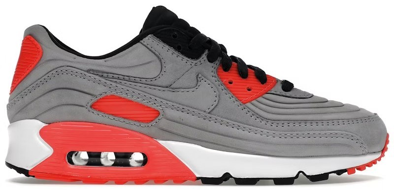 Nike Air Max 90 QS Lux Night Silver Crimson for Sale