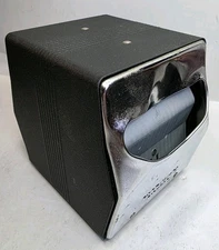 Fort James TIDYNAP Black And Chrome Retro Diner Napkin Holder Dispenser