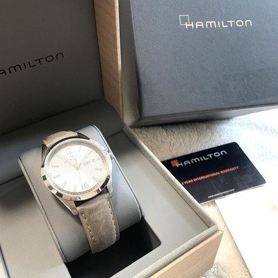 Hamilton Broadway H433110 Analog Quartz Men Good Condition With Box Vintage 9767