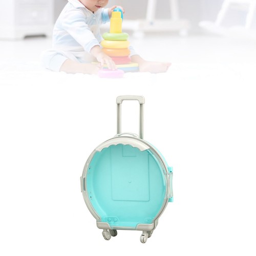 Mini Toy Luggage Case Kids Toy Storage Box Portable For Home - Picture 10 of 10