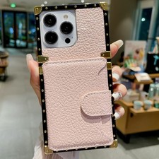 Leather Card Wallet Case Shockproof Cover Fashion Women Girls For Various Phone