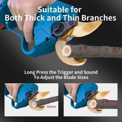 Upgraded Cordless Pruning Shears, Electric Garden Shears SK5 with LCD Display... - Picture 4 of 7