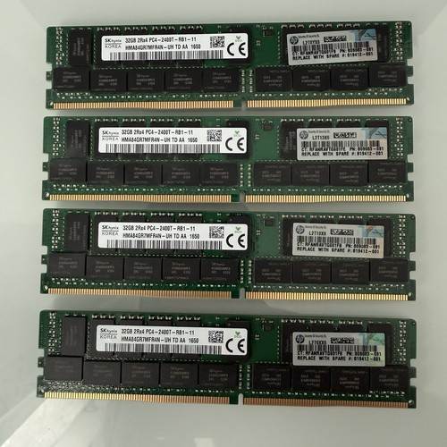 HP SK 32GB 2Rx4 PC4-2400T 819412-001 HMA84GR7AFR4N-UH 809083-091