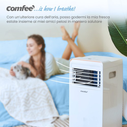 COMFEE Condizionatore Portatile 7000 BTU/H AMBRA 8C 2,0kW 25㎡/68m³ 3 in 1 - Foto 20 di 24