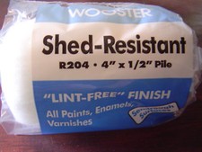 Wooster Shed-Resistant R204 4" x 1/2" Pile Roller Cover