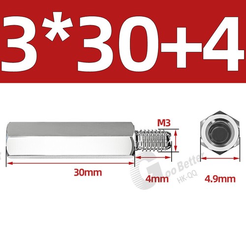 M2 - M10 Edelstahl Distanzbolzen Sechskant Abstandhalter Innen-Außengewinde PCB - Bild 66 von 255