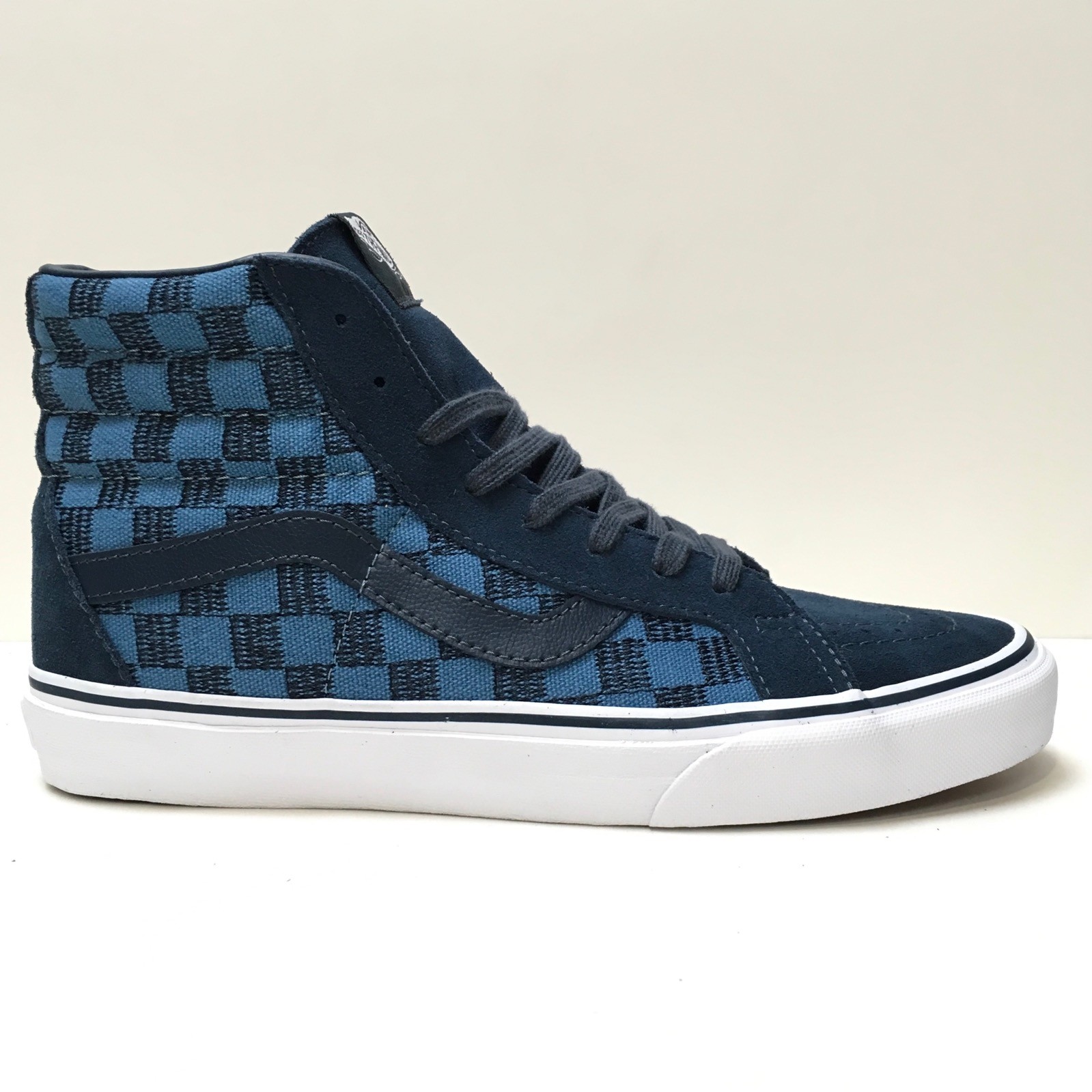 Vans SK8 HI Reedición puntada de tablero de ajedrez Azul Mirage entrenadores de medianoche Vans SK8 HI Reedición puntada de tablero de ajedrez ajedrez ajedrez Azul Mirage entrenadores de medianoche Entrega directa y rápida de fábrica