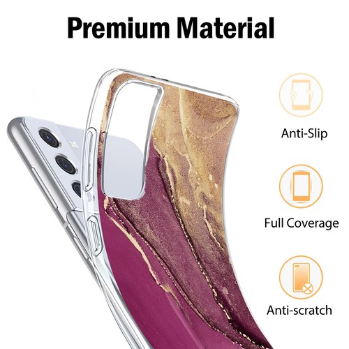 Marble Personalized Case For Samsung Galaxy A35 A16 A56 S23 S24 Slim Phone Cover - Picture 9 of 84