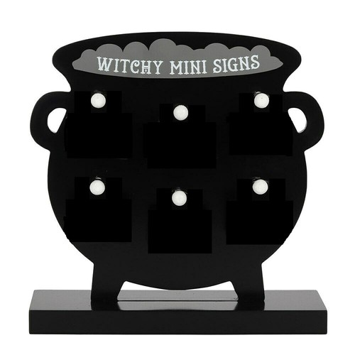 Witchy Hanging Mini Signs, Plaque Stars Moon Witch Witchcraft Magic Coven Broom - Picture 11 of 11