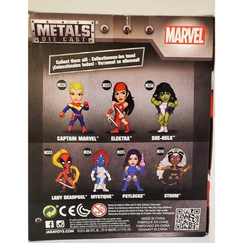 Electra Metals Druckguss Marvel M351 Gewölbte Jada Spielzeug Figur Sammlerstück - Bild 3 von 3