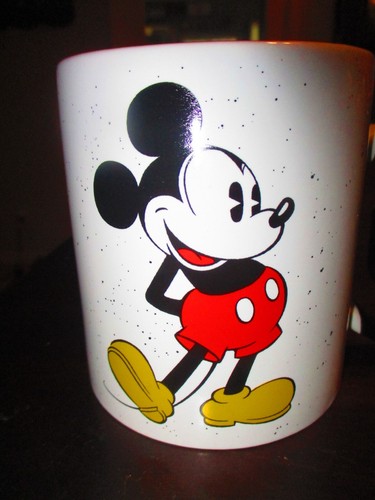 Disney Mickey Mouse Ears Handle 20oz white coffee cup coffee mug heavy cup - Picture 2 of 6
