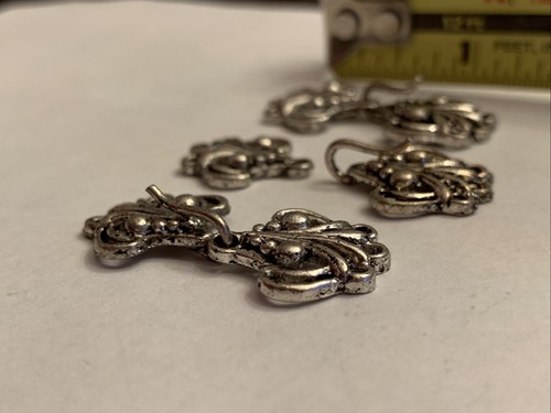Set Of Three Silver Clasps New - Picture 4 of 4