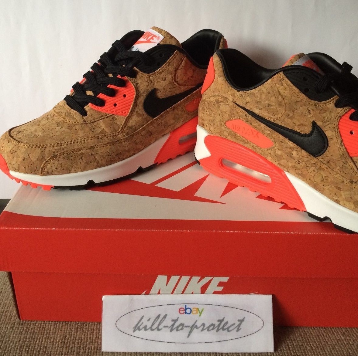 NIKE AIR MAX 90 CORK CORK CORK Sz US8 UK7 25th Anniversary Infrared 725235-706 OG 2015 5e59a2 NIKE AIR MAX 90 CORK CORK CORK Sz US8 UK7 25th Anniversary Infrared 725235-706 OG 2015 5e59a2