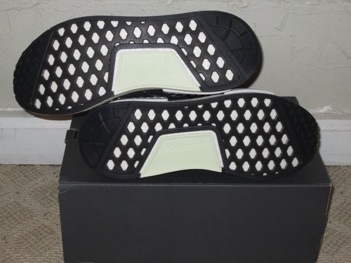 Adidas NMD R1 PK Primeknit marmo nero aeroverde taglia 10 NUOVO BB7996 2018 - Foto 5 di 9