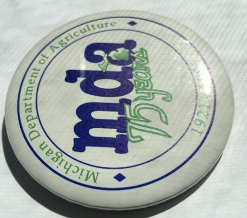 Vintage Michigan Department of Agriculture 75 Years Pinback Button - Bild 3 von 4