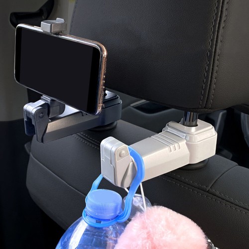 Mobile Phone Holder Hook Hooks for Car Seat Headrest Back Storage - 第 6/12 張圖片