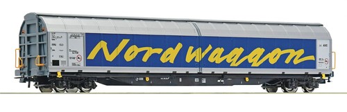 ROCO 67318.D Sliding Wall Car 278 2 251-0 Nordwaggon On Request Märklin Axles - Picture 1 of 2
