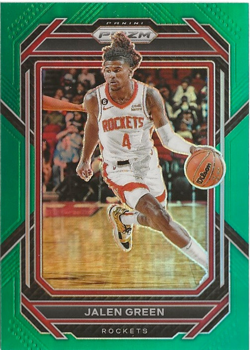 2022-23 Panini Prizm Jalen Green Green Prizm SP 