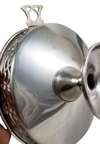 Art Deco Kolonial Silber Warner Brothers Delhi Paar Kompotte Zweigriff Bon Bons - Bild 12 von 13