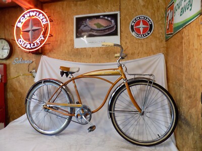 Segunda Mano Bici Cruiser Americana 1966 SCHWINN PANTHER MENS TANK