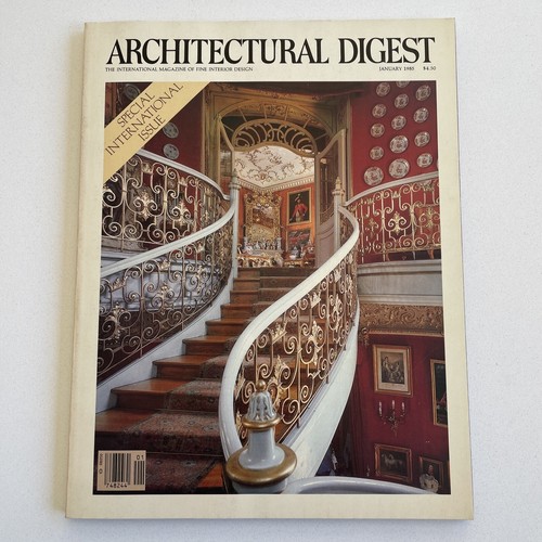 Architectural Digest January 1985  Fashion Designer Gianfranco Ferré - Picture 1 of 3