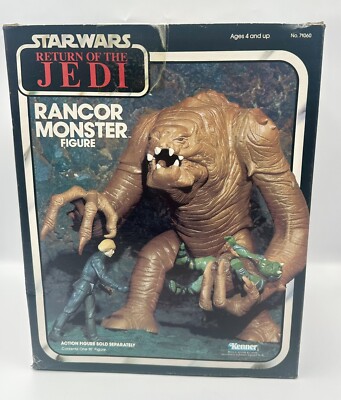 VINTAGE STAR WARS *UNOPENED STILL SEALED* ORIGINAL BOXED RANCOR MONSTER ...