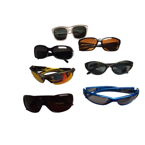 Sunglass Lot sunglasses 7 pair polarized piranha pretty mama soccer men women - Bild 1 von 9
