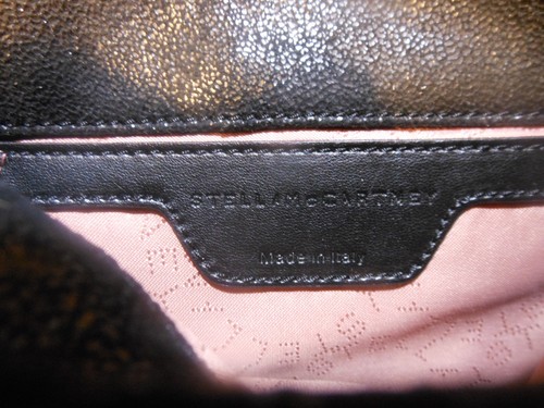 NWT Stella McCartney Falabella Embroidered Faux Suede Chain Clutch Shoulder Bag - Picture 8 of 11