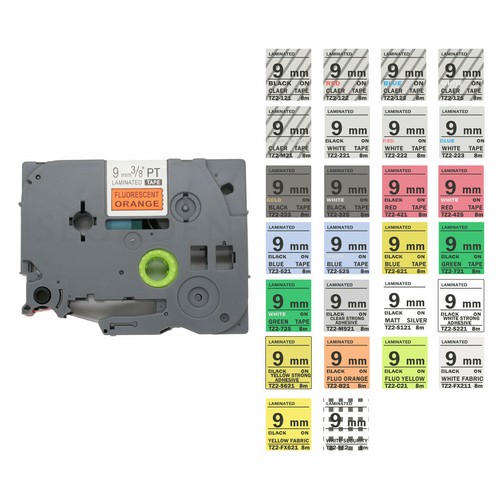BROVACS Label Tape Compatible for Brother P-Touch Cartridge Printer TZTZe 6-36mm - Bild 138 von 455