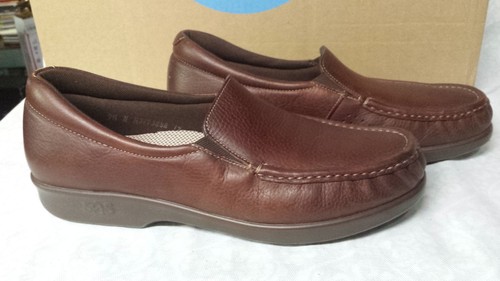 SAS Twin Mulch Leather Slip On Comfort Loafers Women's US Shoe Size 9.5 N Narrow - Picture 2 of 6