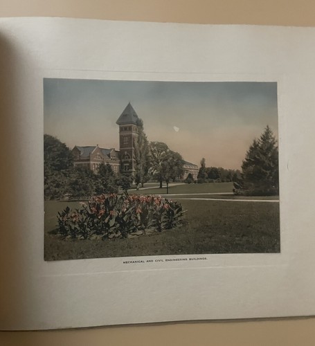 1910 Era Purdue University Softcover Book - 18 Campus Grounds & Building Prints - Picture 13 of 24