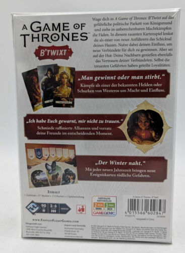 B'Twixt A Game of Thrones Ein Kartenspiel um Macht und Verrat Spiel NEU - Bild 8 von 12
