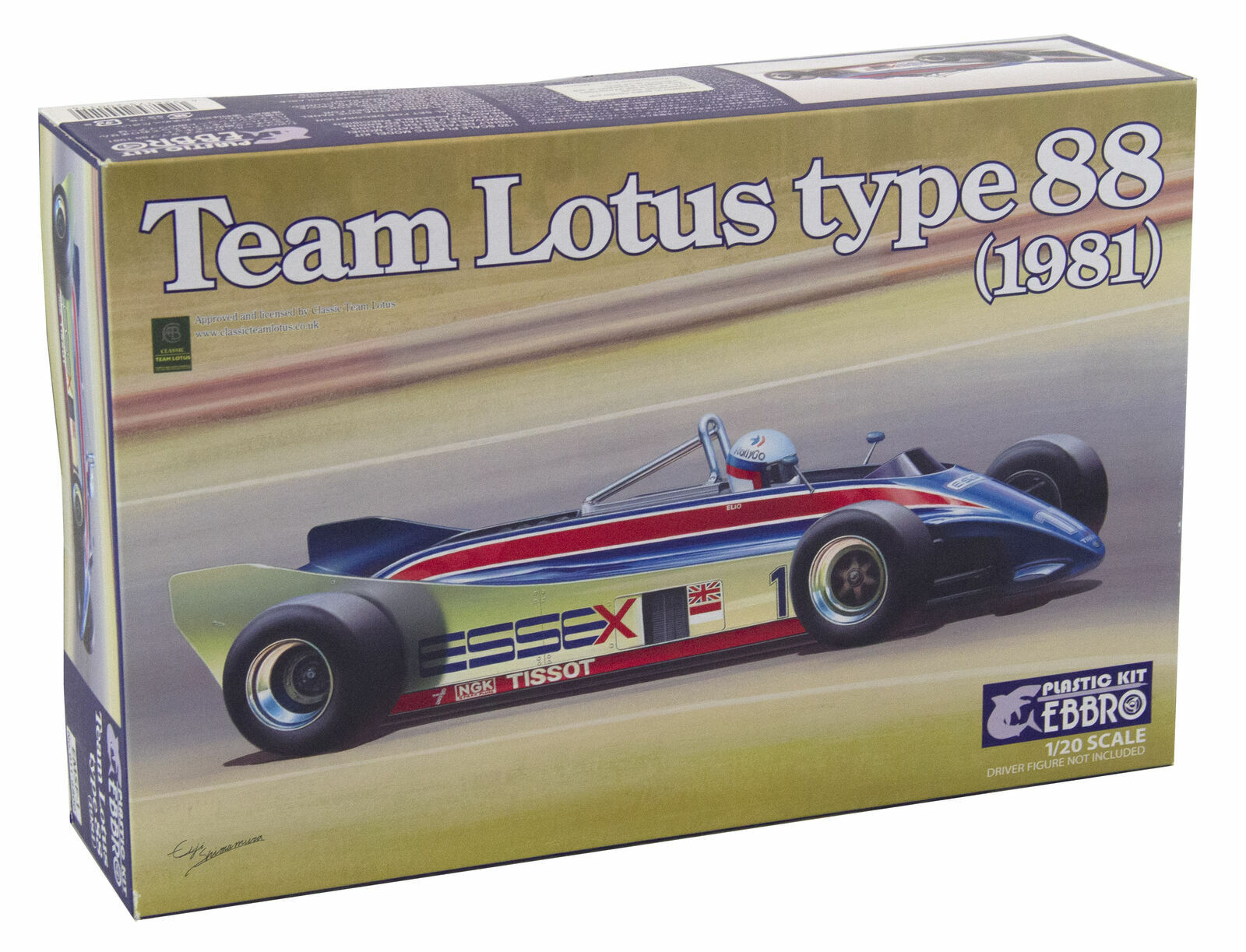 Lotus Type 88 1981 1/20 Kit di montaggio 011.6800 ebbro