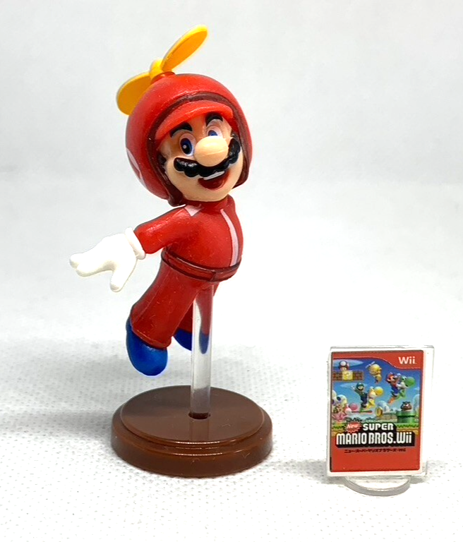 Super Mario Bros Wii Propeller Mario Choco Egg Mini Figure