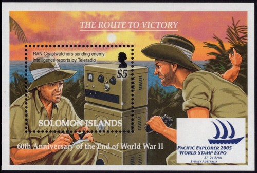 SOLOMON ISLANDS - 2005 '60th ANN. OF THE END OF WWII' Miniature Sheet MNH [E9577
