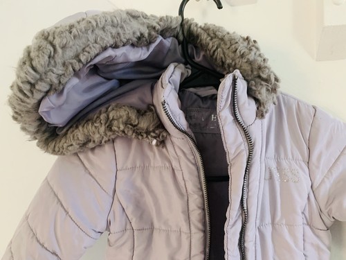 Guess Toddler Girls Winter Quilted Puffer Parka Jacket size 4T - Picture 7 of 10