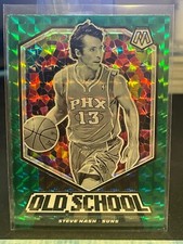 2019-20 Panini Mosaic Old School Mosaic Green #1 Steve Nash