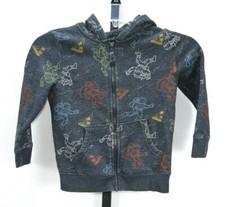 Cat Jack hooded youth full zip jacket size 5T RN 17730 cotton polyester
